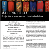 la diffusion du projet audiovisuel MAPPING DEBAA